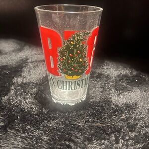 Christmas vacation glass